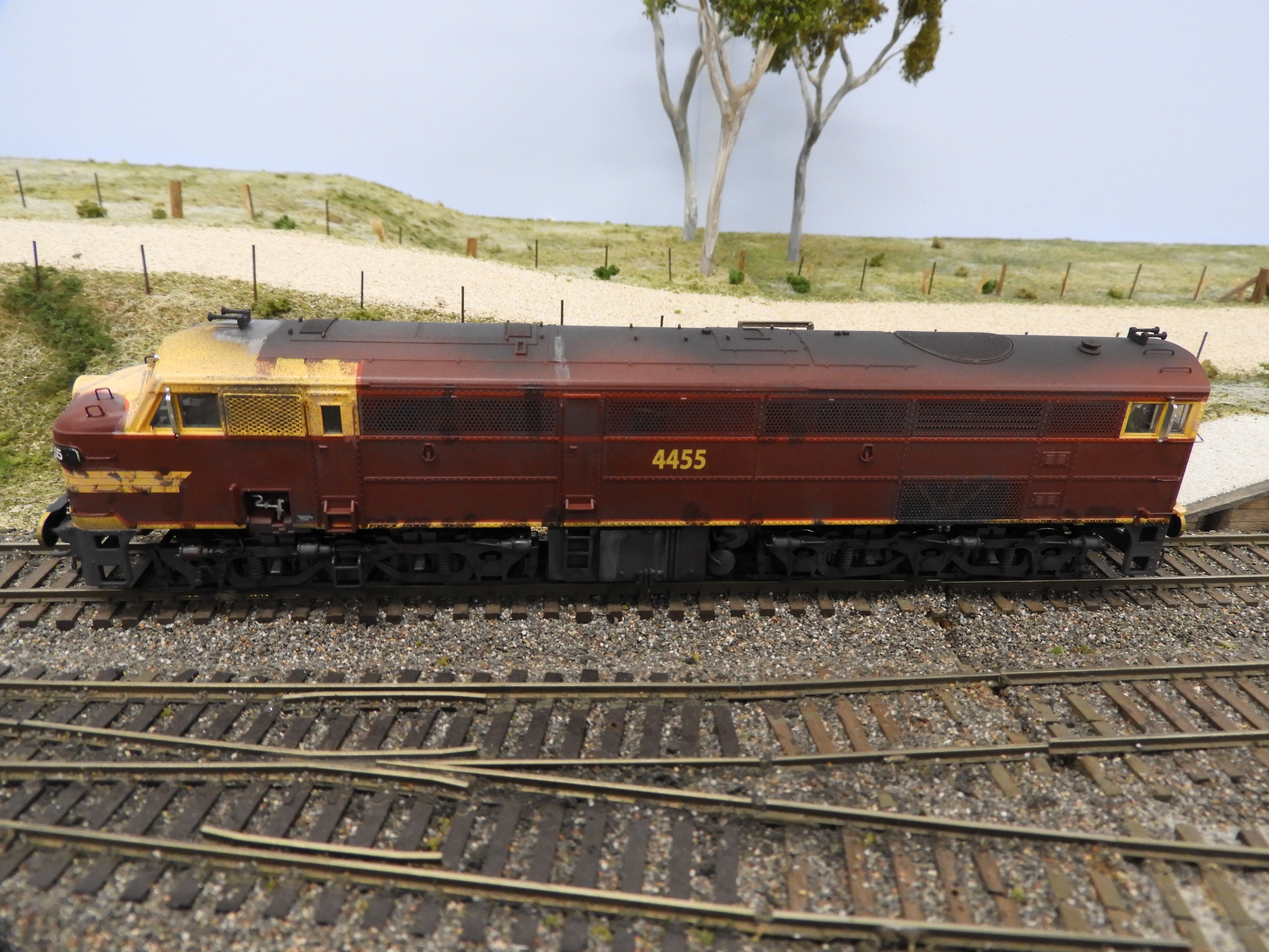 NSW 44 CLASS HO SCALE - 4455 (ORIGINAL) - WEATHERED - $350 each